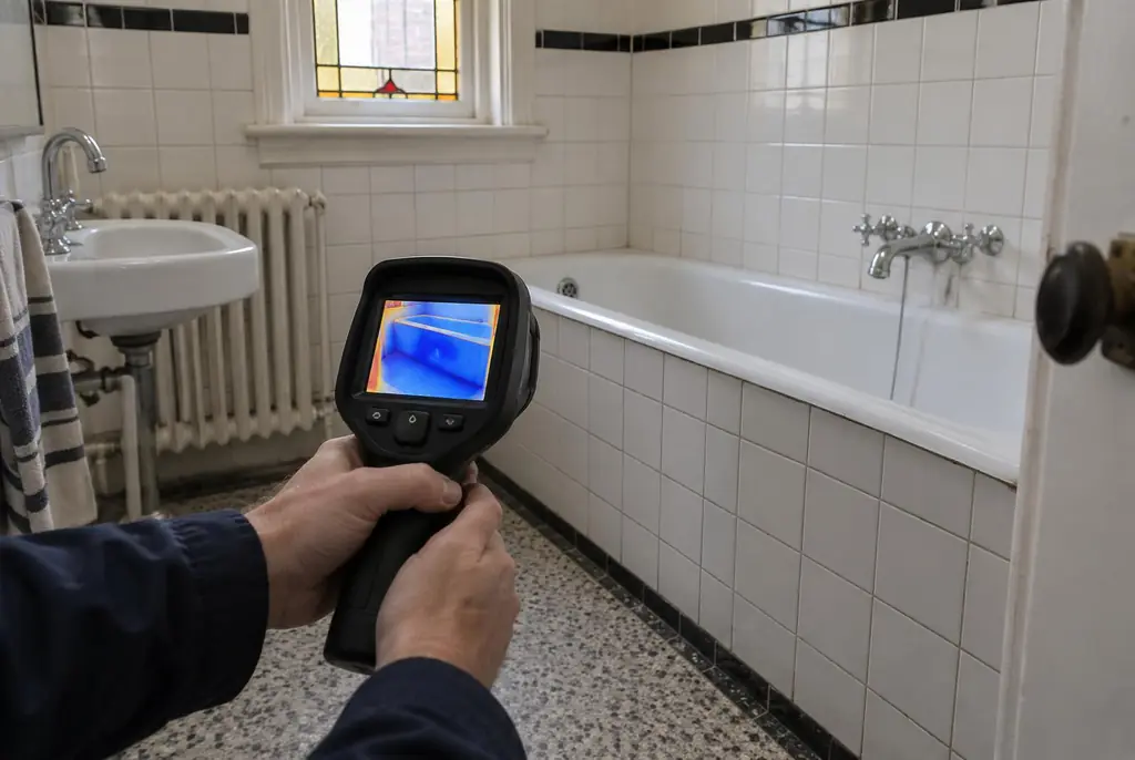Lekdetectie Beesd – onderzoek in een badkamer van een oudere woning