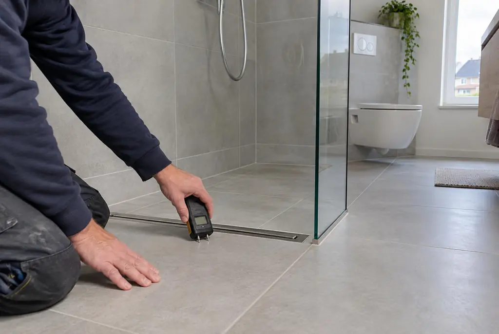 Lekdetectie Beesd – badkamer in een nieuwbouwwoning